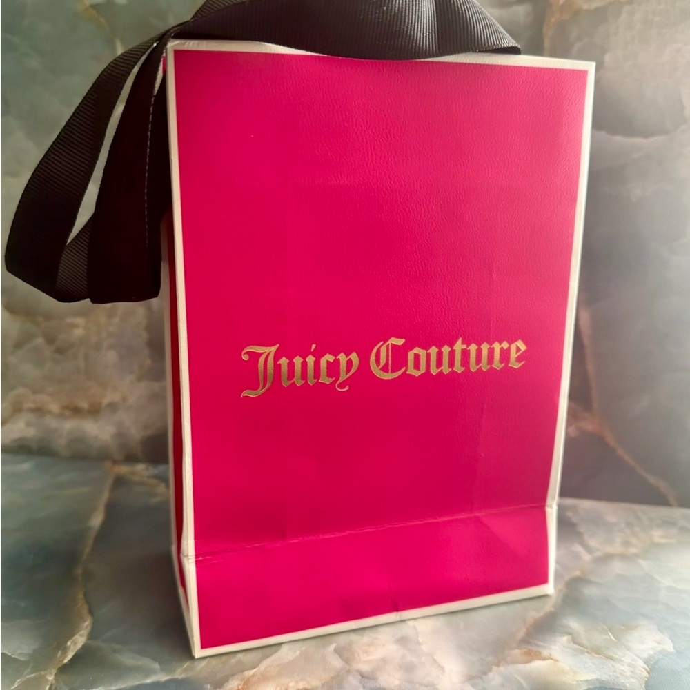 Juicy Couture Fuchsia Bag with Gold Logo